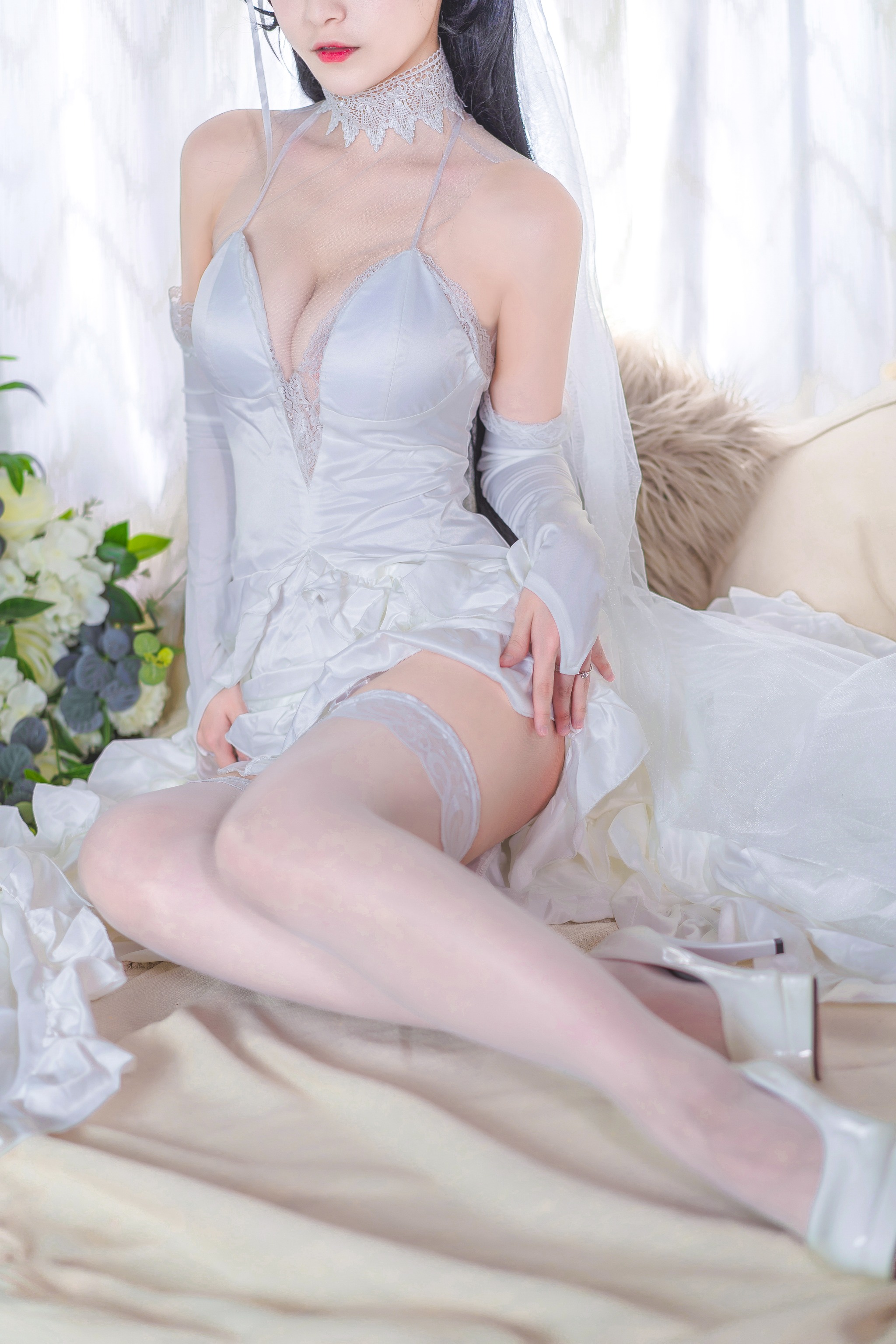 图片[1]-铁板烧鬼舞w – NO.003 爱宕婚纱[29P]-XikXak